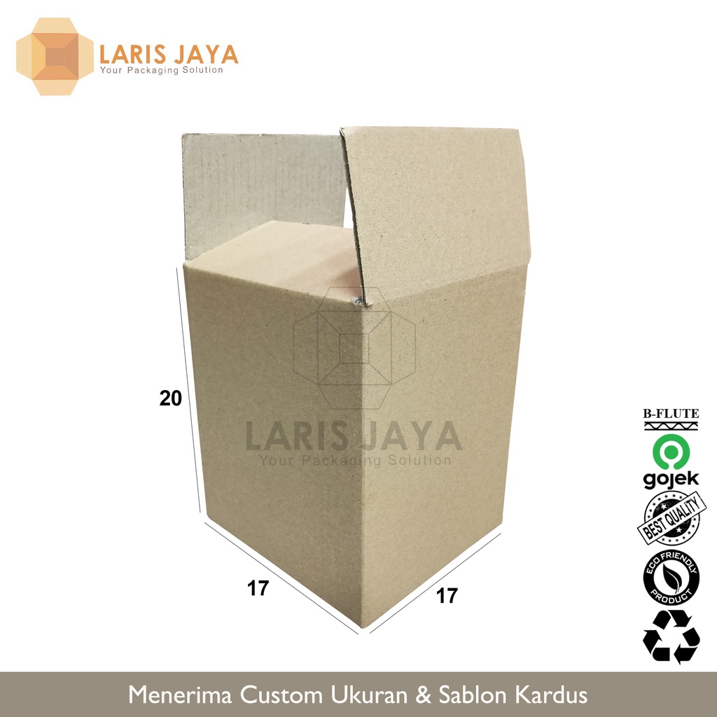 Jual Kardus / Box / Karton / Kotak Packing Hampers Gift - 17 x 17 x 20 ...
