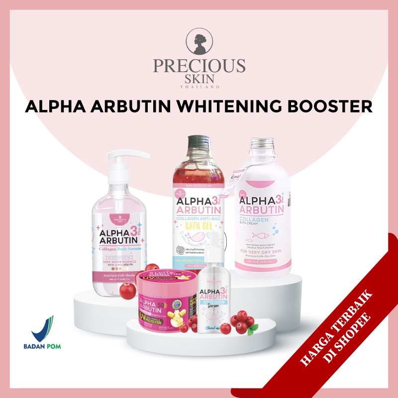 Jual Precious Skin Alpha Arbutin 3Plus 10x Whitening Booster Collagen ...