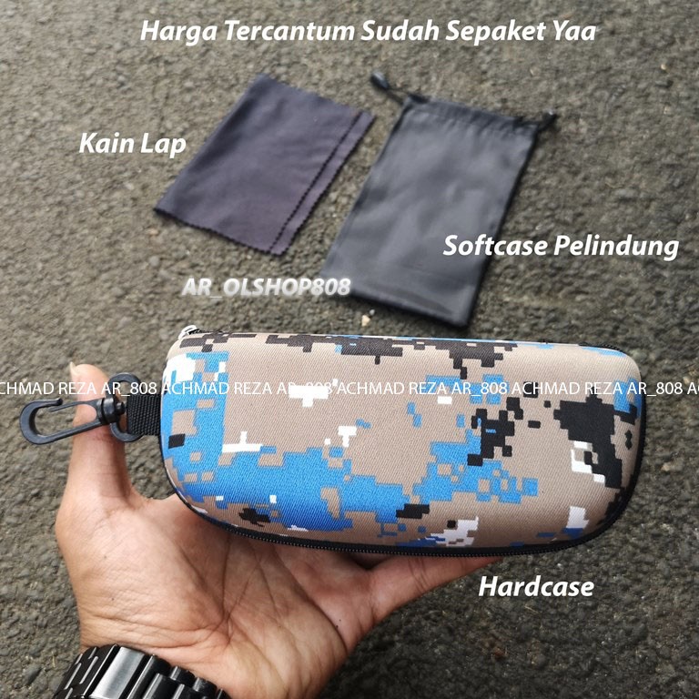 Jual Hardcase Kacamata Army Safety Eyewear Casing Pelindung Tempat