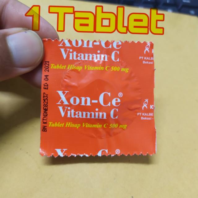 Jual Xon Ce Vitamin C 500mg Harga Per 1 Tablet Shopee Indonesia