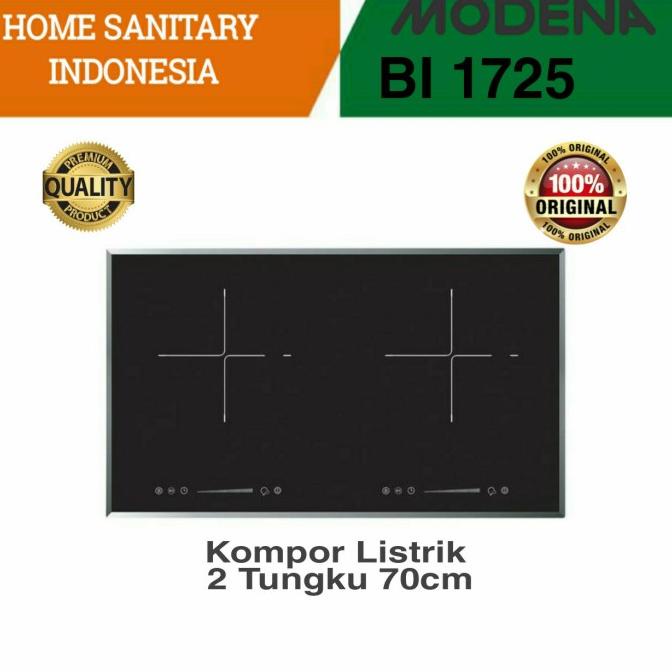 Jual Modena Bi 1725 Kompor Listrik Tanam Induksi 2 Tungku 70Cm Garansi