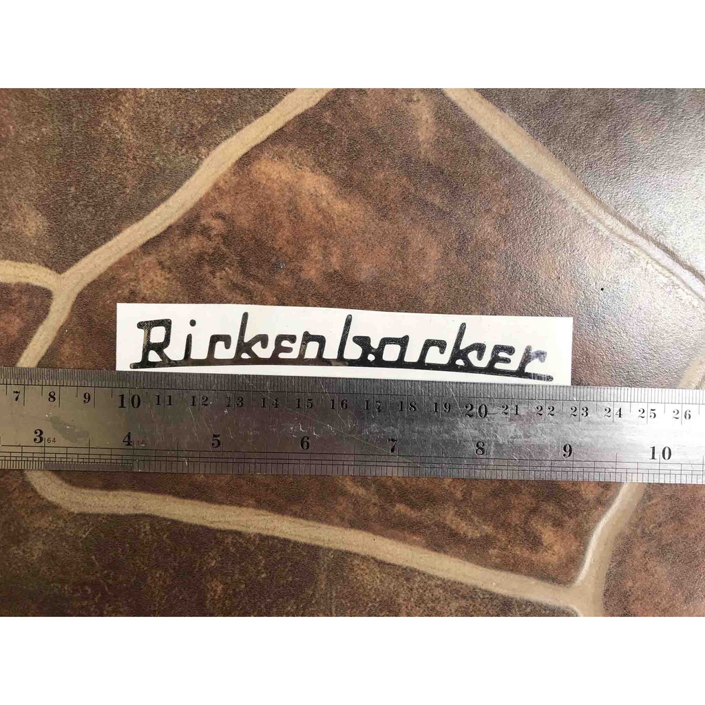 Jual Gitar Rickenbacker Head stock Sticker Tempel Elektrik Not Decal ...