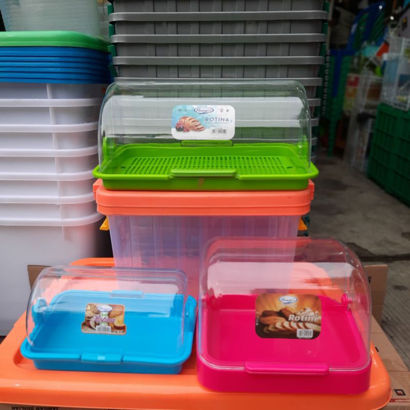 Jual Tempat Kue / Tempat Roti / Pastry Container Rotina Rotini SML ...