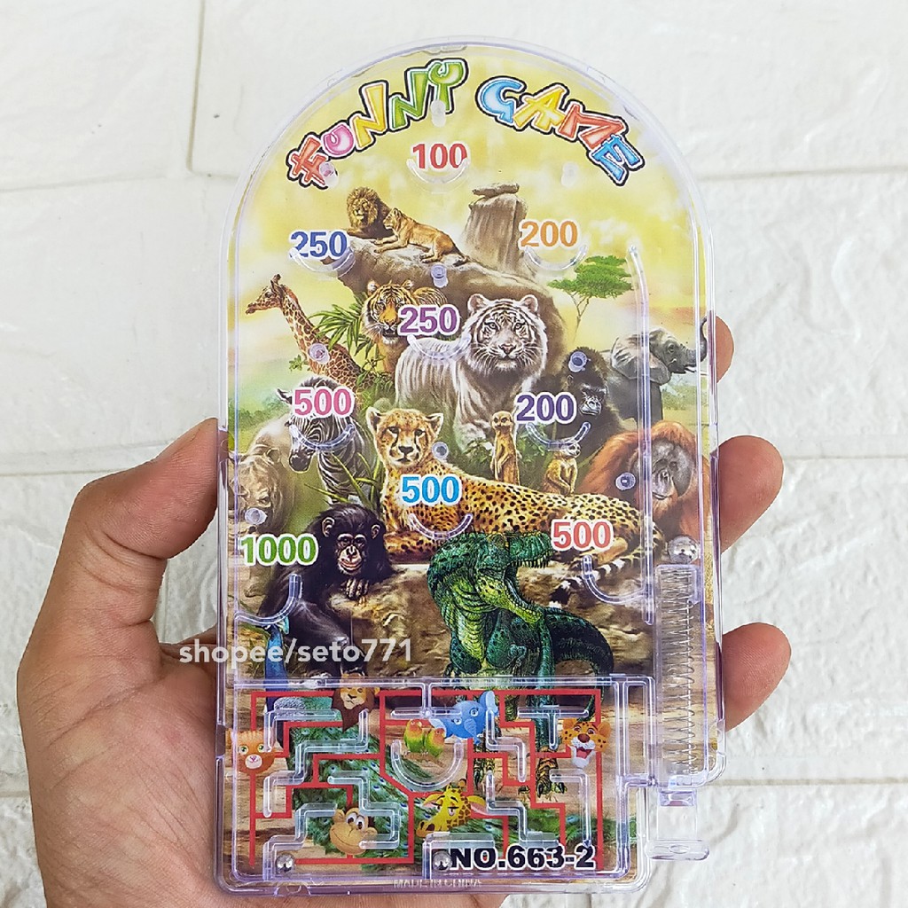 Jual Pin Ball Mini Pinball Mainan Jadul + Puzle Labirin | Shopee Indonesia