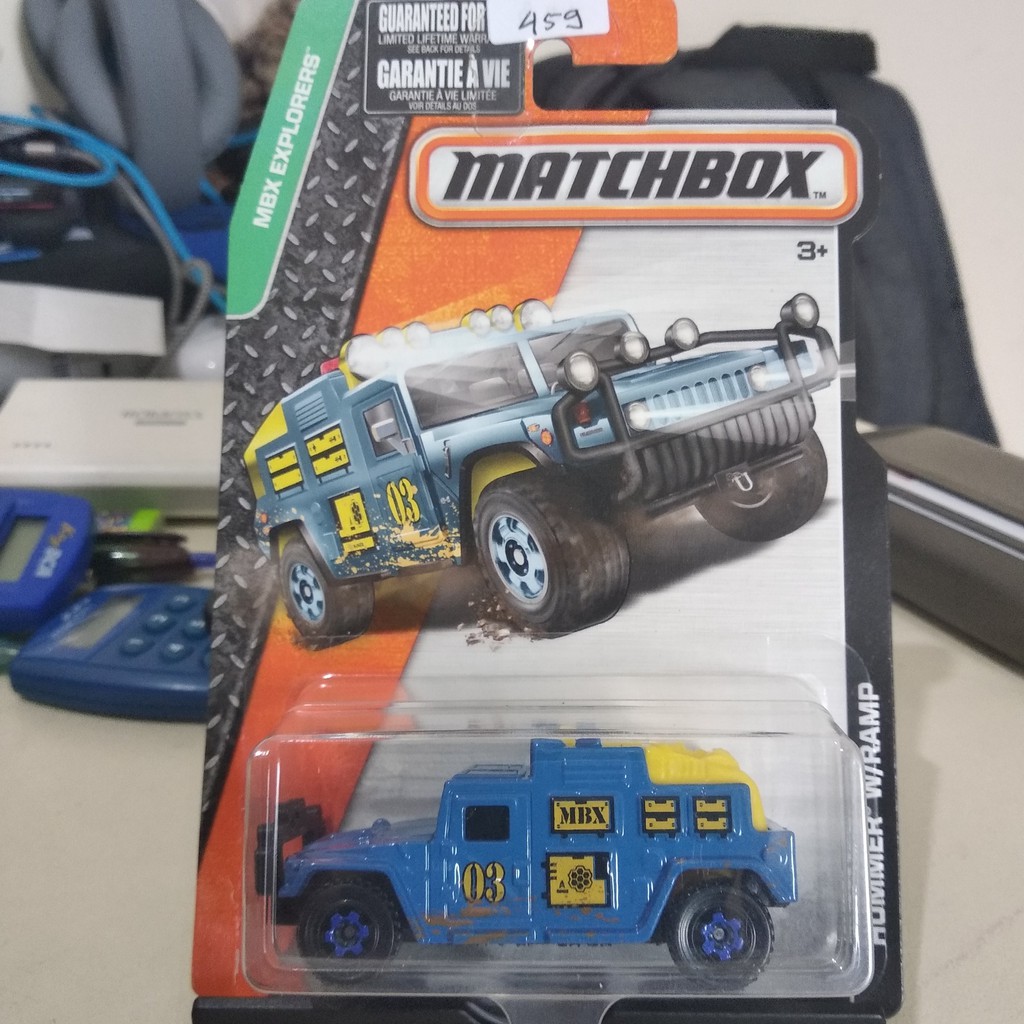 Jual Matchbox 2015 Hummer Police Ramp -Blue- | Shopee Indonesia