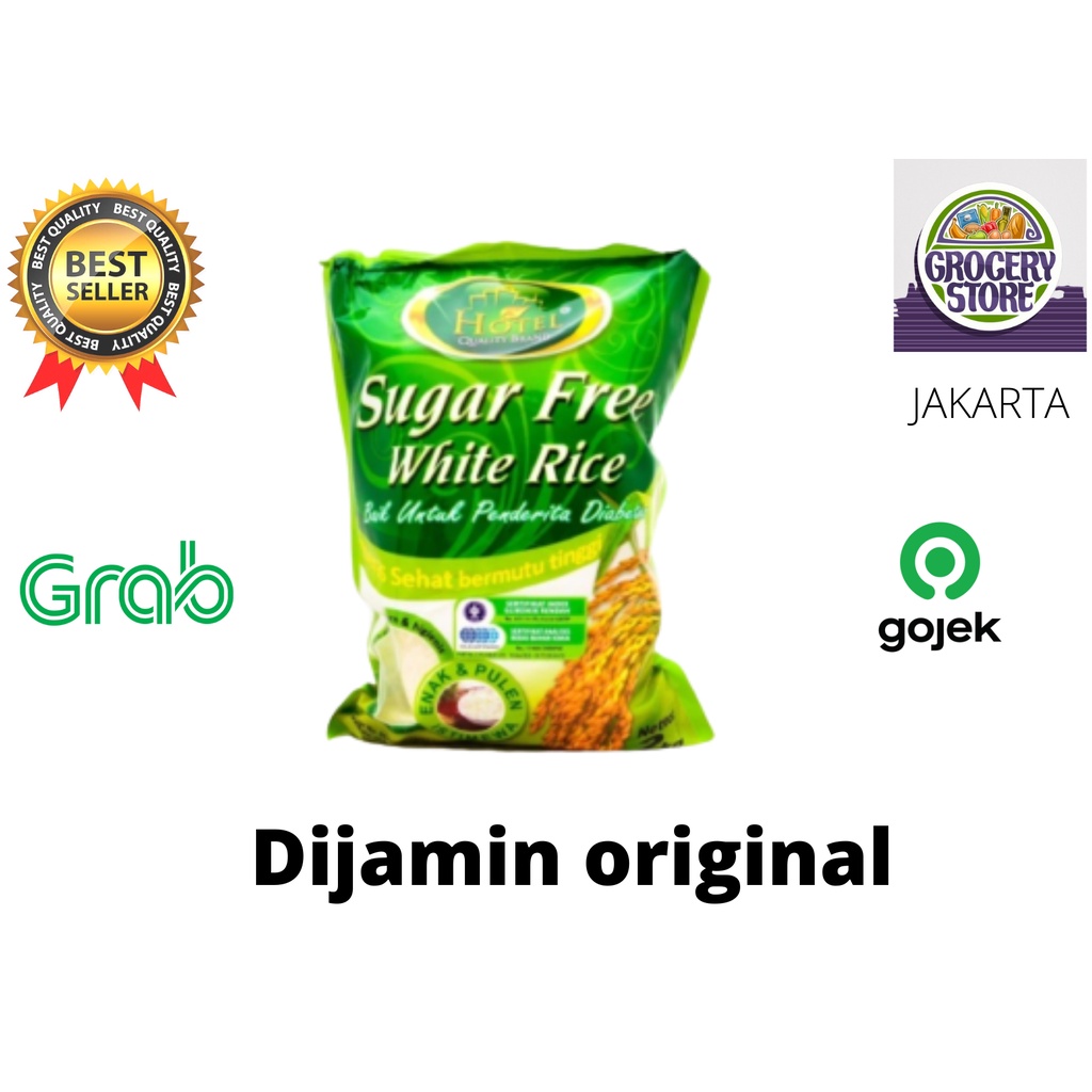 Jual HOTEL WHITE RICE SUGAR FREE 2KG Shopee Indonesia
