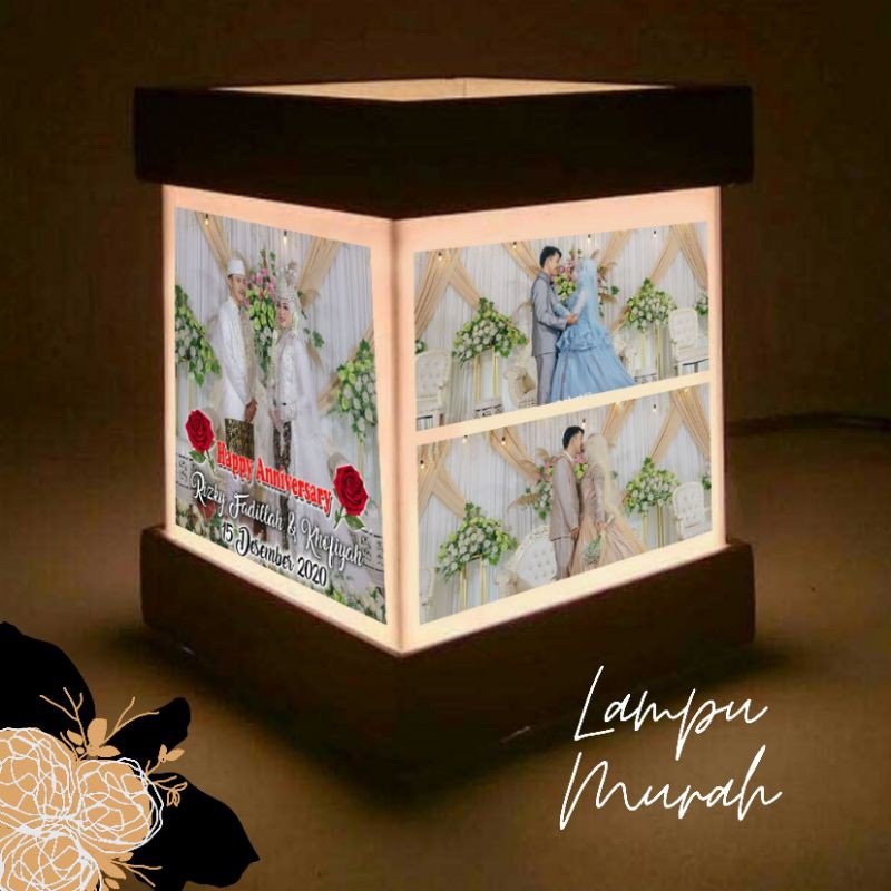 Jual Lampu Hias Custom Lampu Dekorasi Custom Foto Kolase Dekorasi Rumah