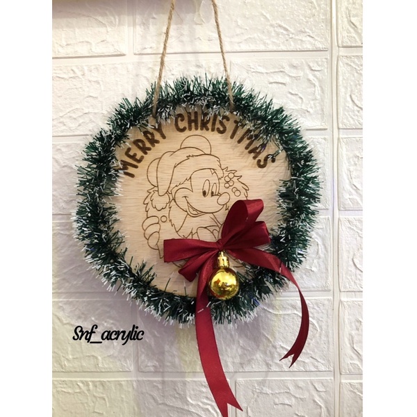 Jual Gantungan Pintu Natal Gantungan Natal Door Sign Christmas