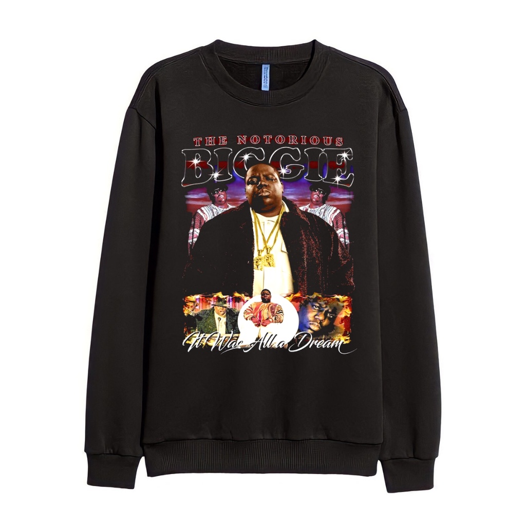Biggie smalls crew neck sweater hotsell