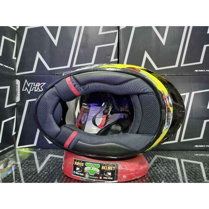 Jual NHK HELM GPR TECH STREET TITO RABAT BLACK BLUE | GP R TECH TITO ...