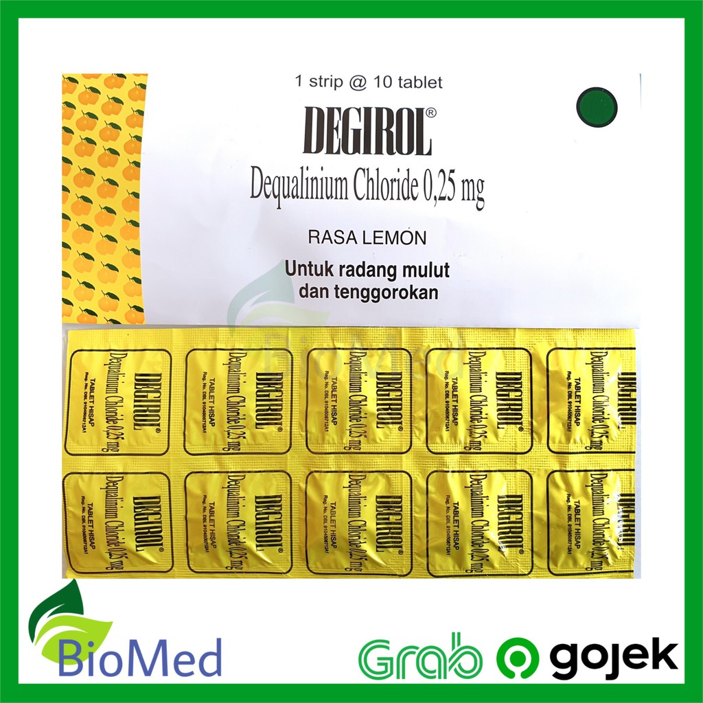 Jual DEGIROL - Rasa Lemon Obat Radang Tenggorokan Batuk | Shopee Indonesia