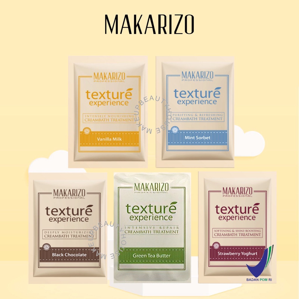 Jual Makarizo Professional Texture Experience Creambath Treatment 60ml Shopee Indonesia 