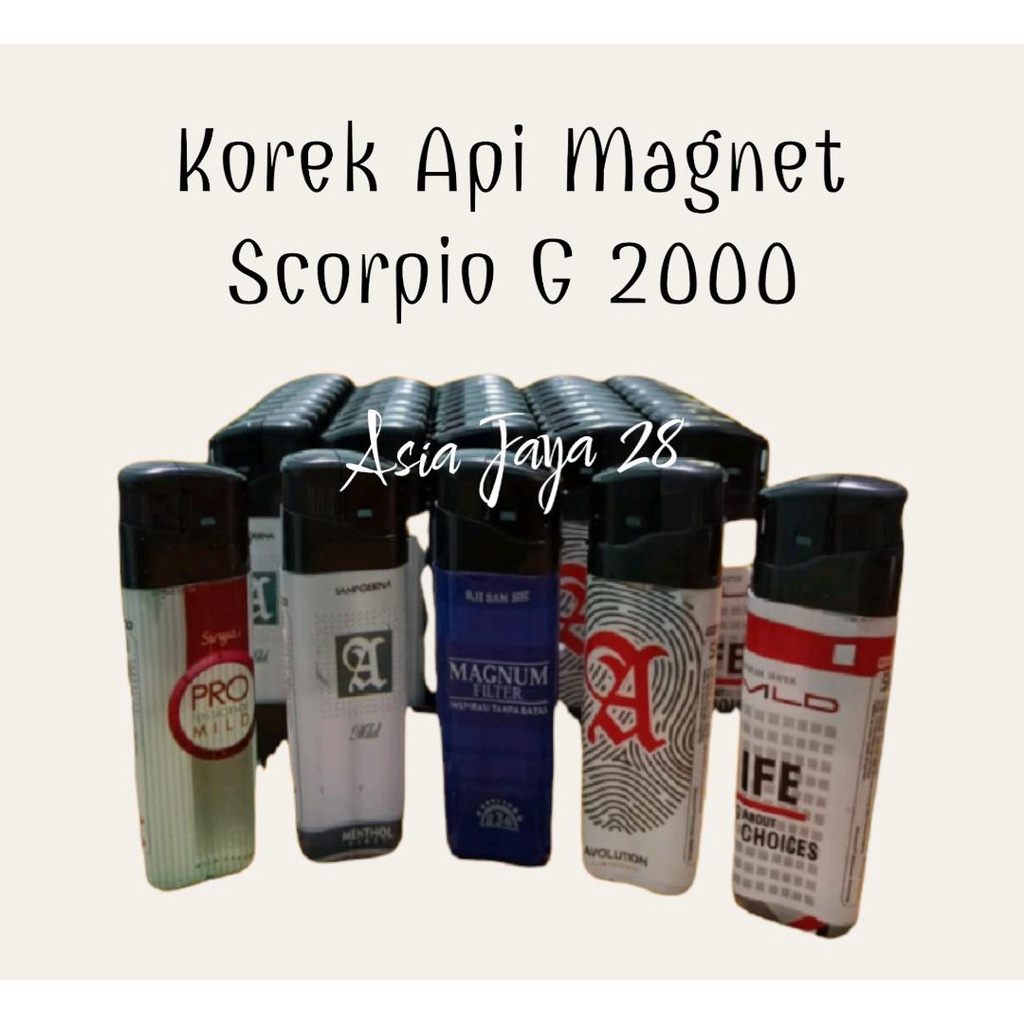 Jual Korek Api MURAH Elegan G2000 – Scorpio G 2000 (1 PC) | Shopee ...