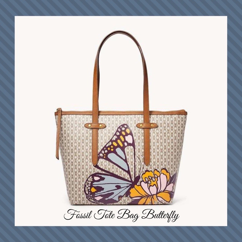 Fossil felicity tote butterfly outlet
