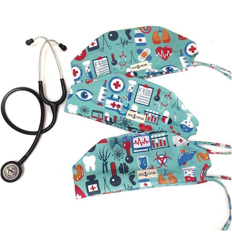 Jual Headcap / surgical cap / headcaptain / topi dokter / topi perawat ...
