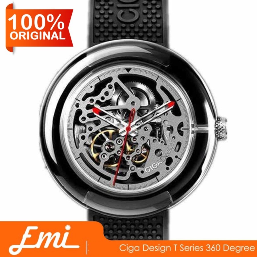 Jual Ciga Design T Series 360 Degree Transparent Mechanical Watch Shopee Indonesia