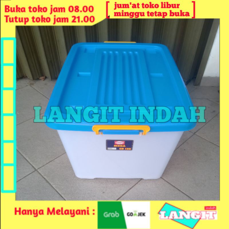 Jual container box shinpo cb 130 || container box 130 liter | Shopee ...