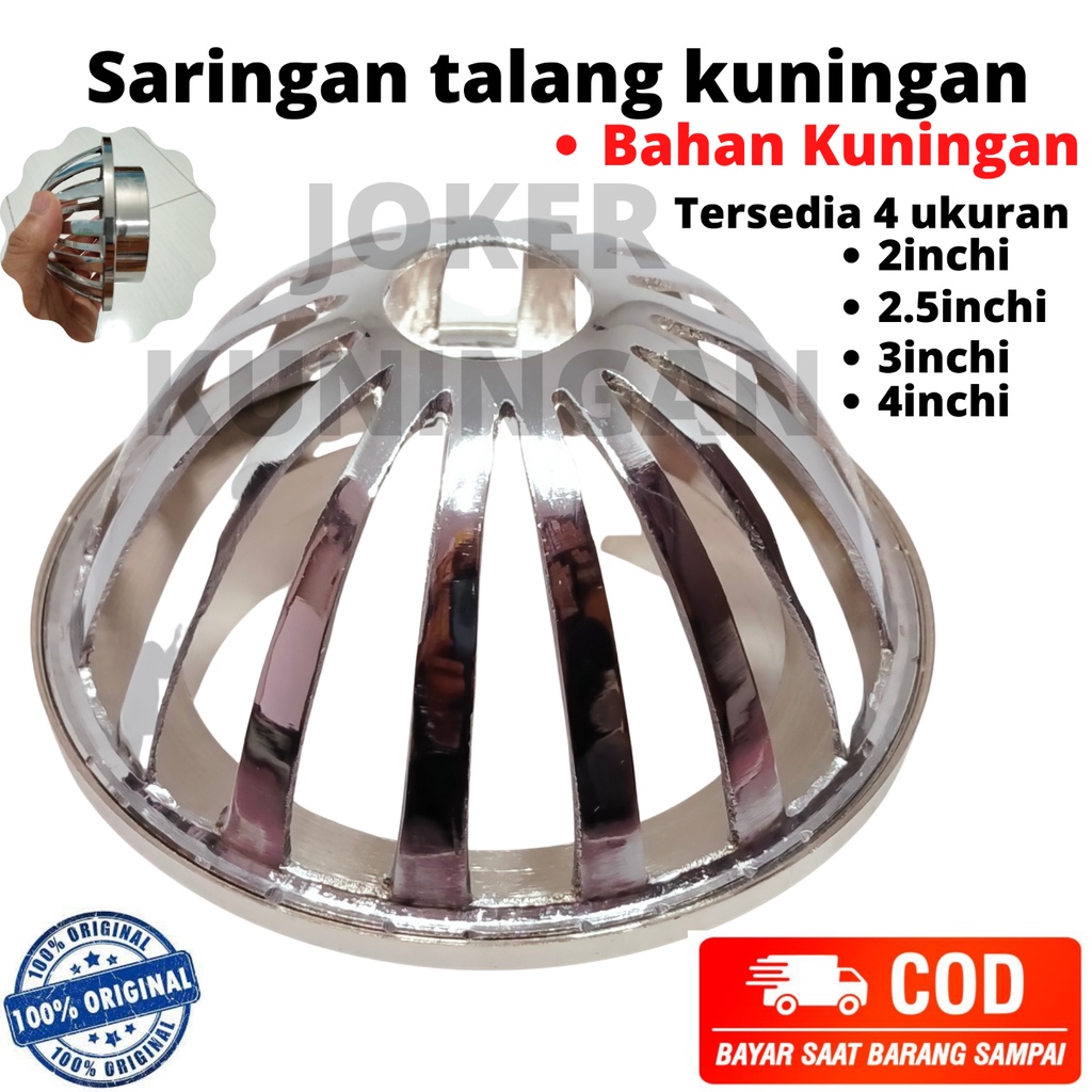 Jual Promo Roof Drain Kuningan Saringan Talang Kuningan Shopee