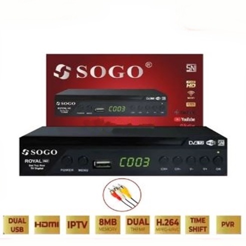 SET TOP BOX SOGO STB DIGITAL RECEIVER / DVB TVR