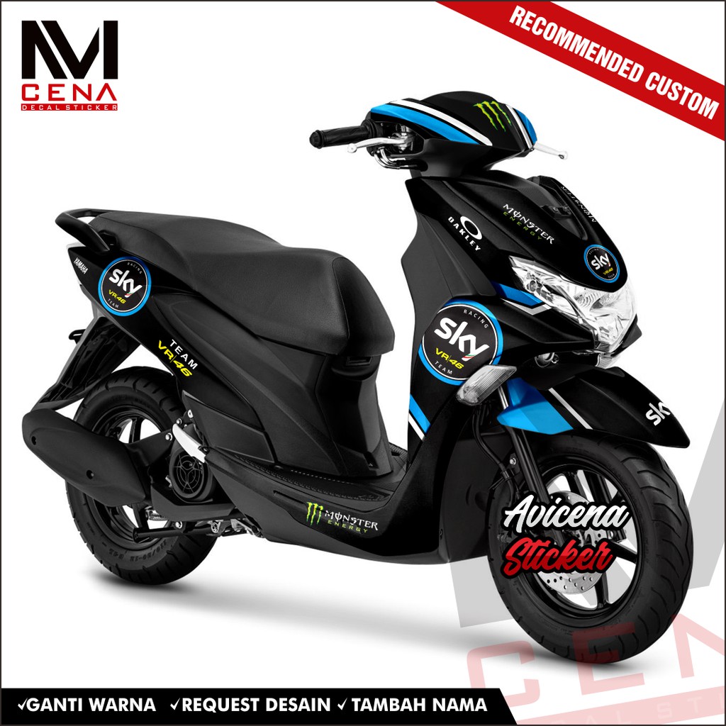 Jual Sticker Decal Yamaha Freego Decal Sticker Freego Sticker Striping ...