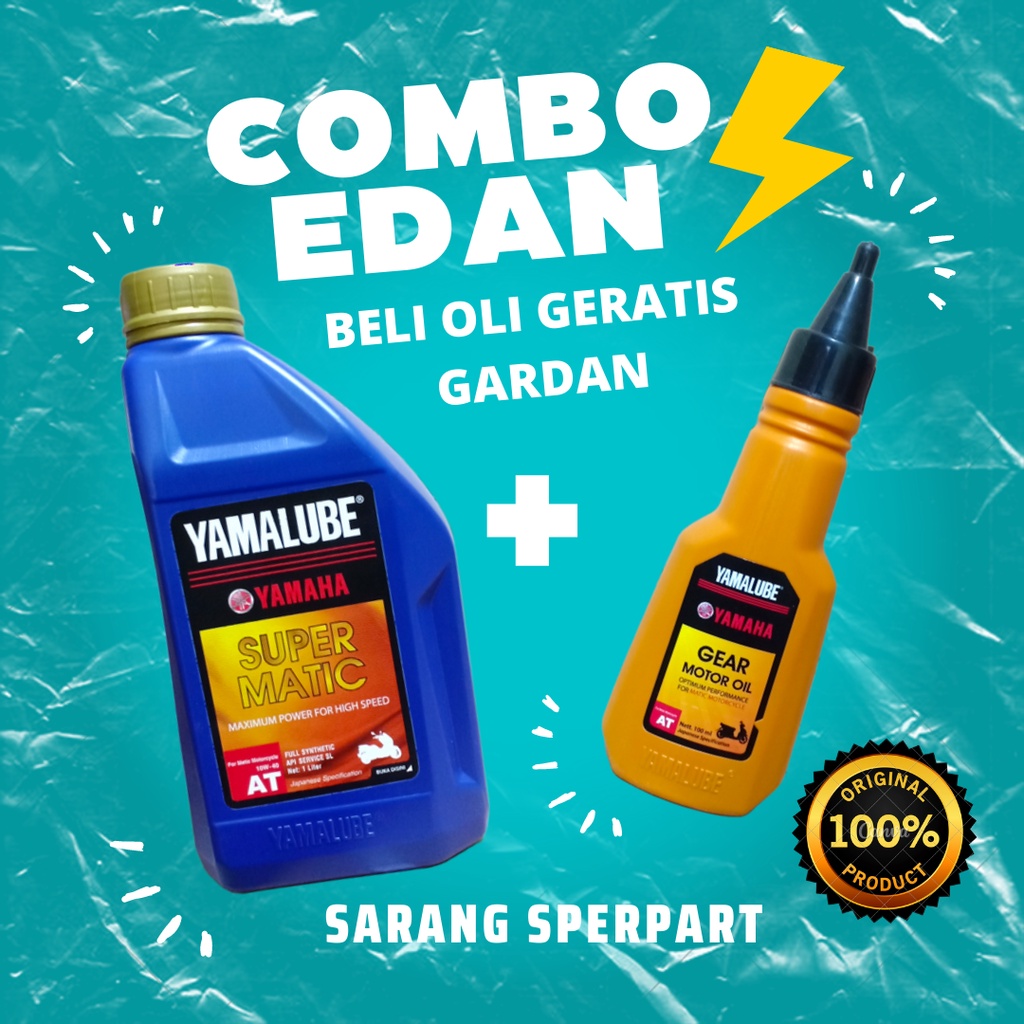 Jual ORIGINAL YAMALUBE SUPER MATIC MOTOR OIL 20W40 AT 800ml & YAMALUBE