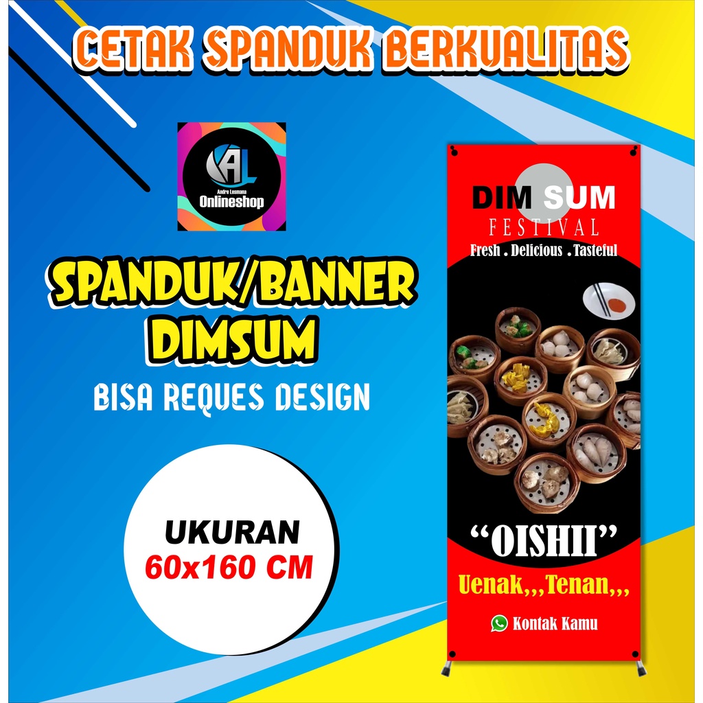 Jual Banner Spanduk Dimsum Shopee Indonesia