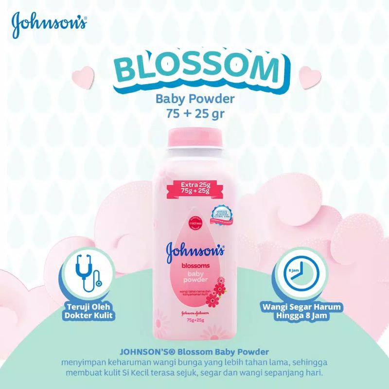 Jual JOHNSONS BABY POWDER ( 75+25GR ) | Shopee Indonesia
