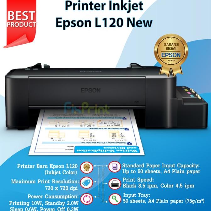 Jual Printer Epson L120 Ink Tank Printer Epson L120 L 120 L120 Infus System Original Shopee 5577