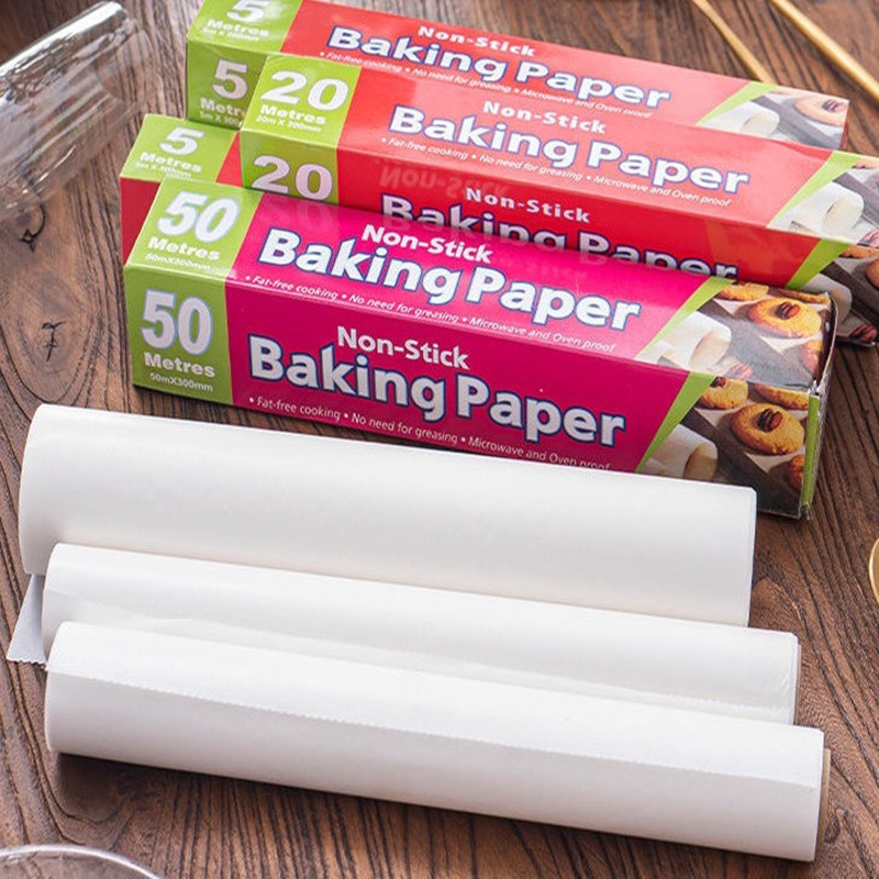 Jual Sukasari - Baking Paper Nicole Roll Non-Stick Putih Polos Repack / Newspaper  Parchment Paper Motif Koran Anti Lengket