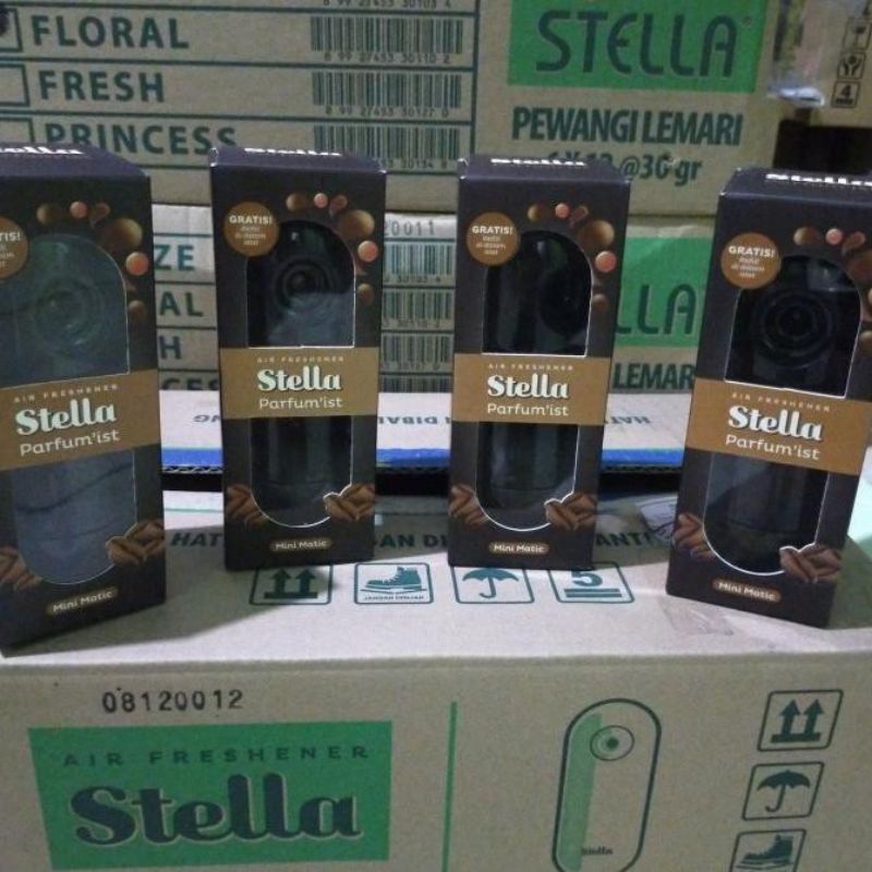 Jual Stella Mini Matic Parfumist Caffee Latte Free Refill + Baterai ...