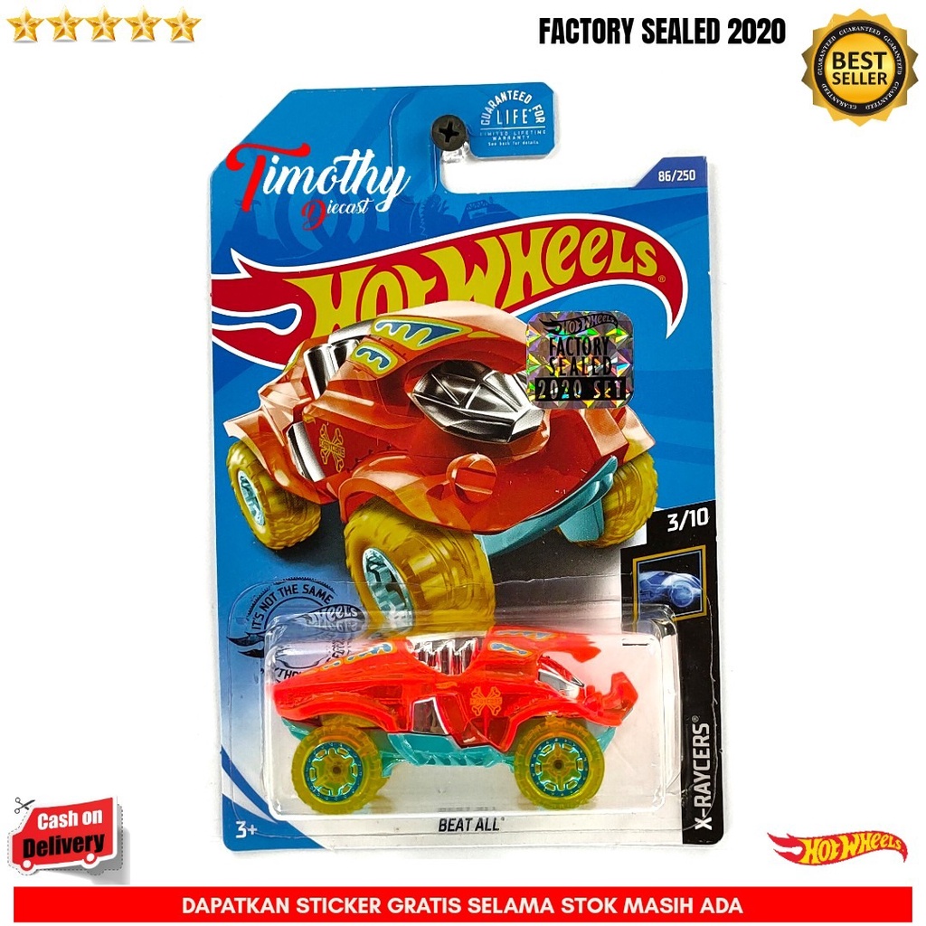 Jual Hot Wheels Factory Sealed 2020 Fs Beat All X Raycers Oren Diecast Shopee Indonesia 5996