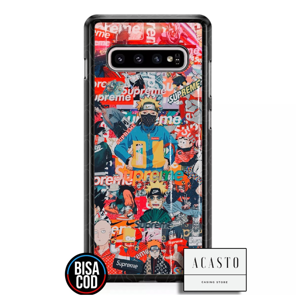 ACASTO Case Samsung S10e/ S10/ S10+/ S10 lite motif fashion aesthetic  grafity art theme unik keren custom case casing pria wanita semua tipe HP 