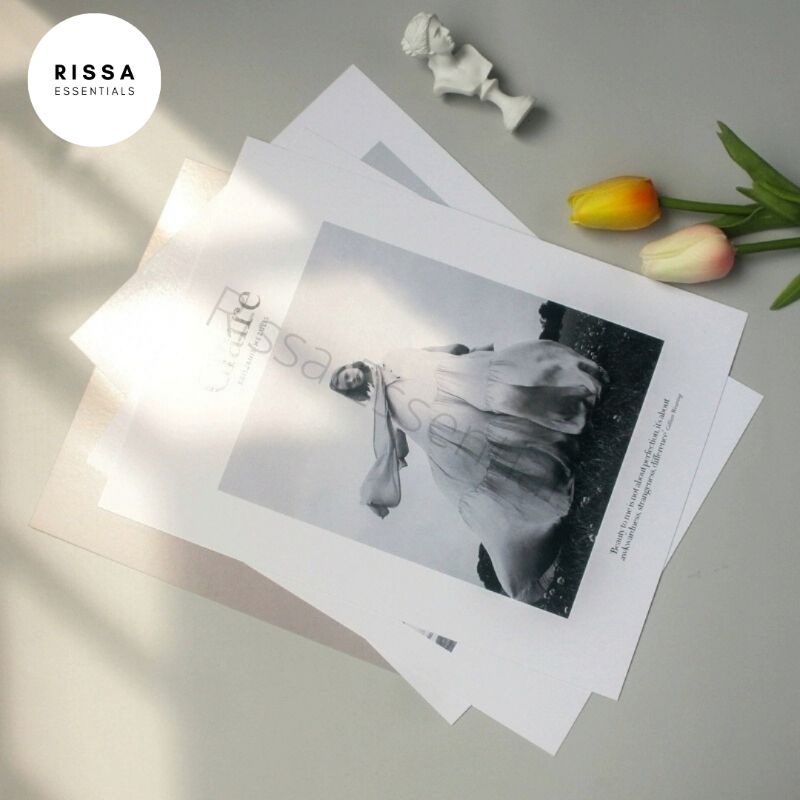Jual [21x28 cm] [RISSA] Properti Foto Kartu (per set 4 lembar) Prop ...