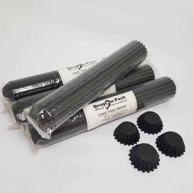 Jual PAPER CUP CAKE CASE NASTAR HITAM ISI 1000 PC | Shopee Indonesia