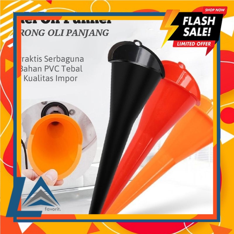 Jual Corong Oli Minyak Air Bensin Radiator Plastik Mulut Panjang ...