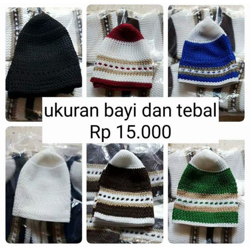 Jual KOPIAH BATITA ATAU BAYI UKURAN ALL SIZE SESUAI UKURAN KEPALA BAYI ...