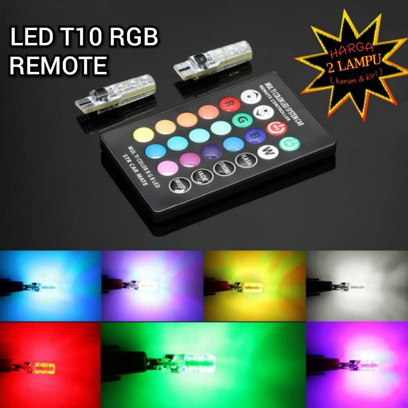 Jual LAMPU LED RGB REMOT #LAMPU SENJA/LAMPU KOTA/LAMPU KABIN/MOTOR ...