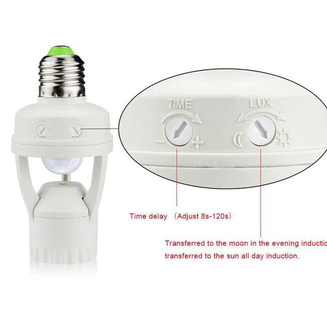 Jual Xmdb Smart Fitting Lampu Bohlam E27 Infrared Sensor Gerak Otomatis ...