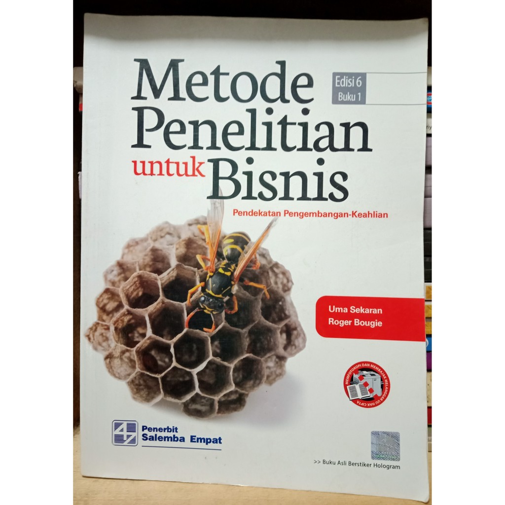 Jual Metode Penelitian Untuk Bisnis Edisi 6 Buku 1 | Shopee Indonesia