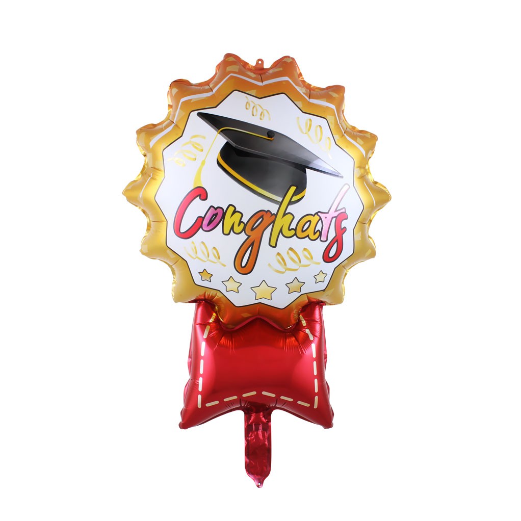 Jual BALON FOIL WISUDA JUMBO MINI BULAT MIX GRADUATION GRAD MURAH BALON ...