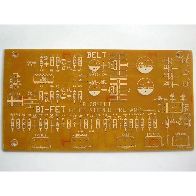 Jual PCB Bi-Fet Hi Fi Stereo Pre Amp B-084FET BELT | Shopee Indonesia