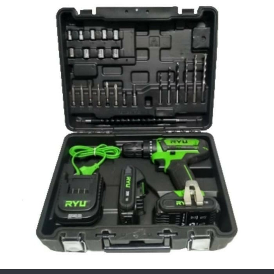 Jual TEKIRO RYU MESIN BOR SET 20 V BATERAI CORDLESS BETON CAS | Shopee ...