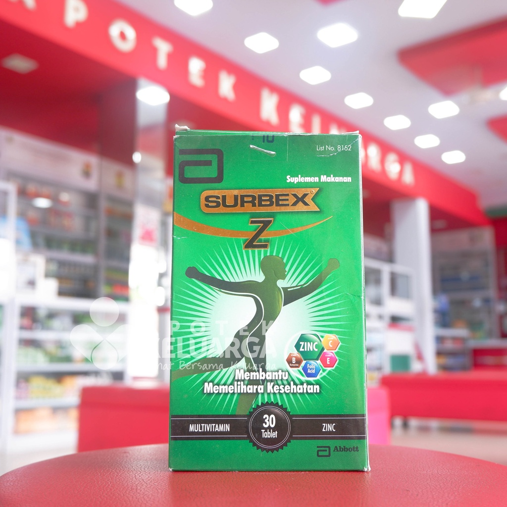 Jual SURBEX Z STRIP #DAYA TAHAN TUBUH#VITAMIN PASCA SAKIT | Shopee ...