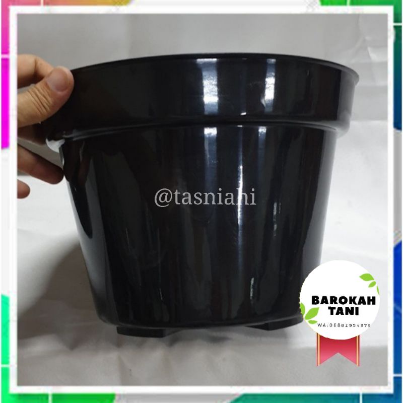 Jual Pot Bunga Hitam Ruplas Hitam Dan Putih Premium Harga Grosir