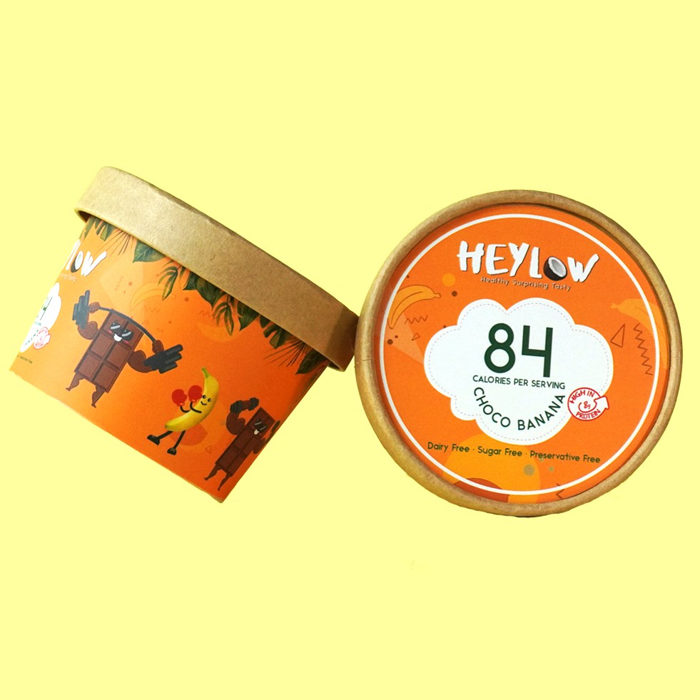Jual CHOCO BANANA | HEYLOW Low Calorie Ice Cream | Shopee Indonesia
