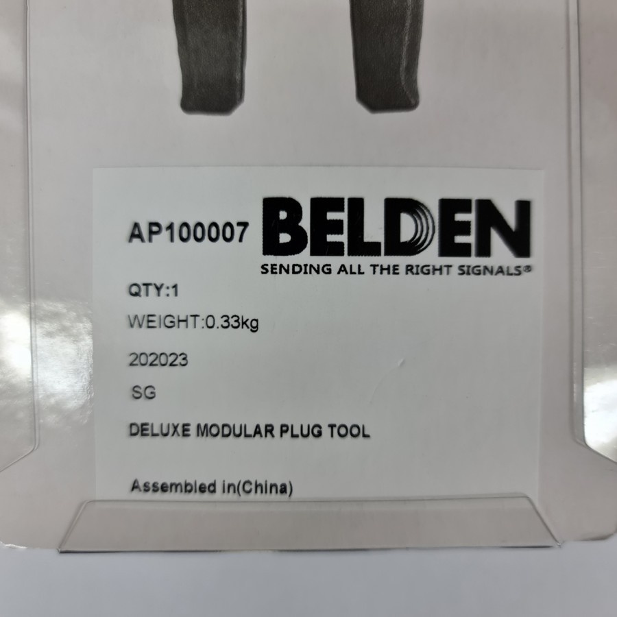 Jual BELDEN Crimping Tool RJ45 AP100007 Deluxe Modular Plug Tool ...