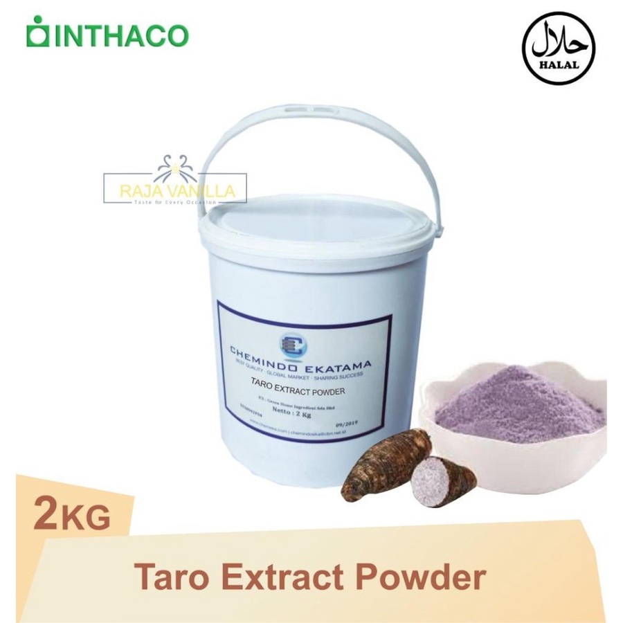 Jual INTHACO Ekstrak Talas Bubuk Taro Extract Powder 2 kg | Shopee ...