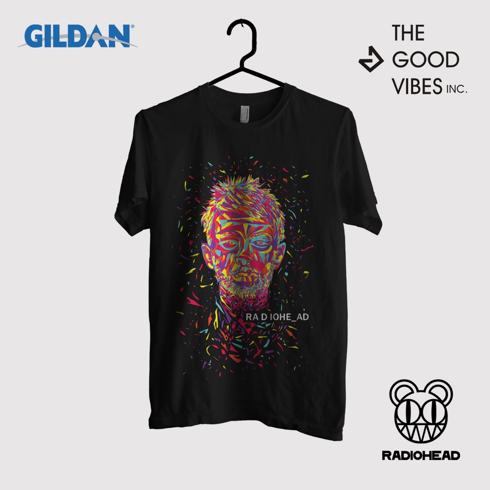 Jual Kaos Band Radiohead - Thom Yorke Artwork II | Shopee Indonesia