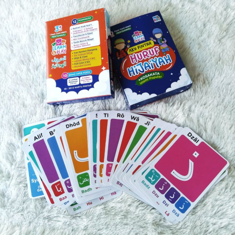 Jual Flashcard Huruf Hijaiyah Lengkap Dengan Harakatnya | Shopee Indonesia