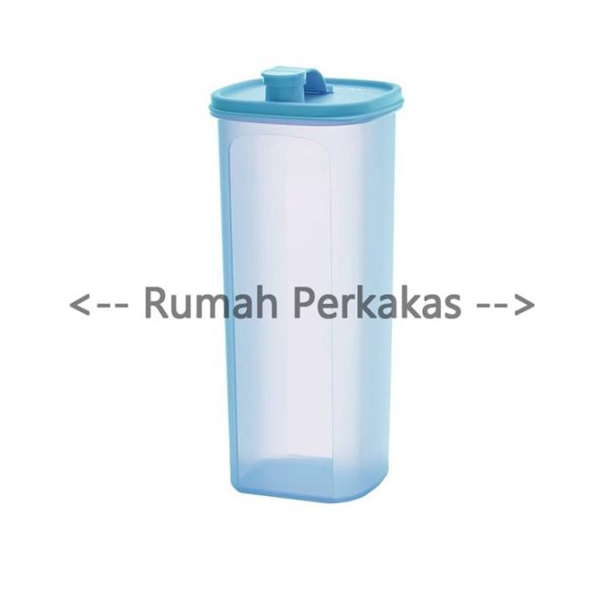 Jual Tupperware Slim Line 2L BIRU tempat air minum kulkas | Shopee ...